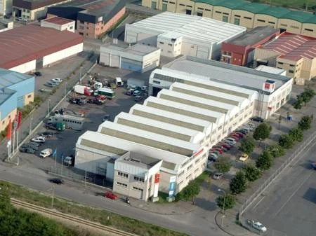 Vista aérea del taller ASMECA